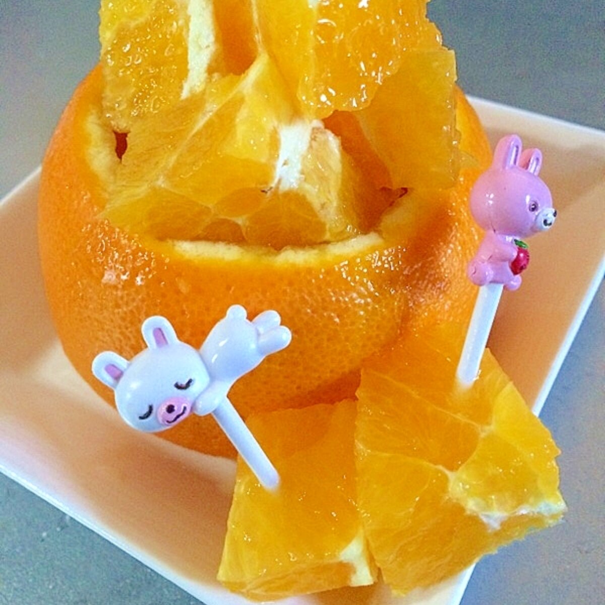 おもてなしにもおすすめ オレンジ飾り切りカップ レシピ 作り方 By Maas 楽天レシピ